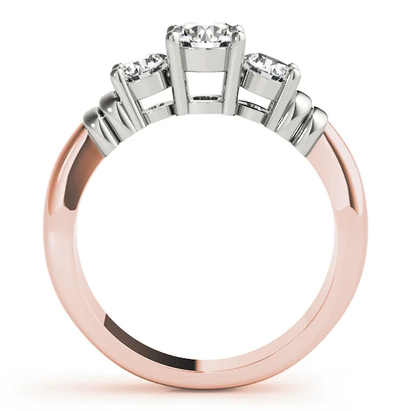 ENGAGEMENT RINGS 3 STONE ROUND - Image 10
