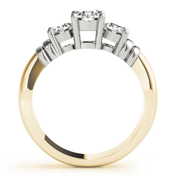 ENGAGEMENT RINGS 3 STONE ROUND - Image 6