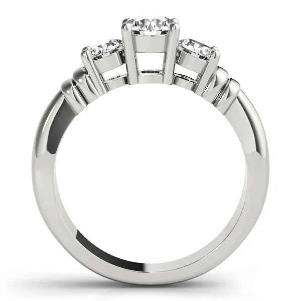 ENGAGEMENT RINGS 3 STONE ROUND - Image 2