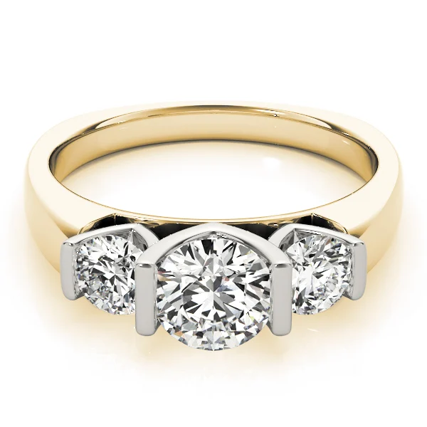 3-Stone Round Engagement Ring - Image 7