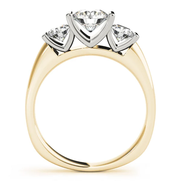 3-Stone Round Engagement Ring - Image 6