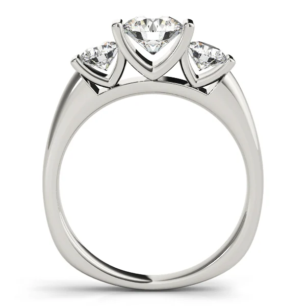 3-Stone Round Engagement Ring - Image 2