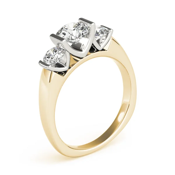 3-Stone Round Engagement Ring - Image 8