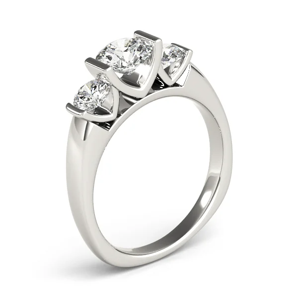 3-Stone Round Engagement Ring - Image 4