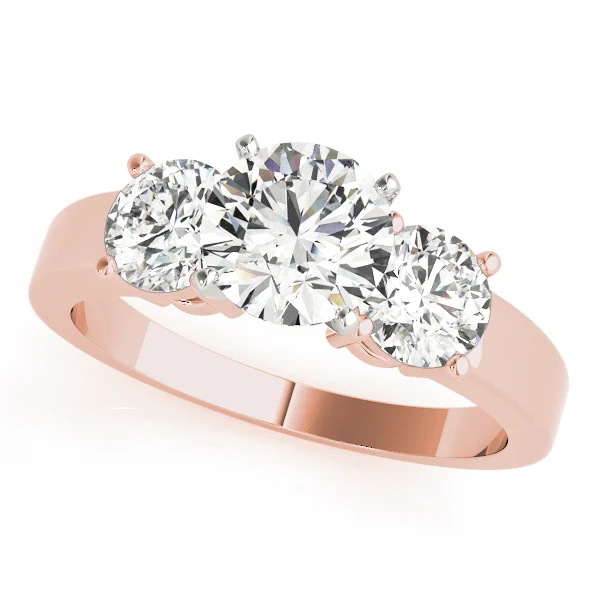 3-Stone Round Engagement Ring - Image 11