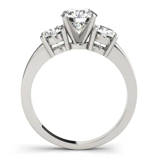 3-Stone Round Engagement Ring - Image 2
