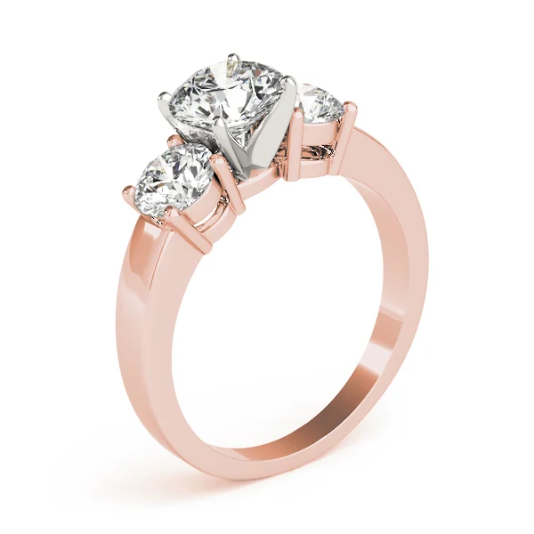 3-Stone Round Engagement Ring - Image 6