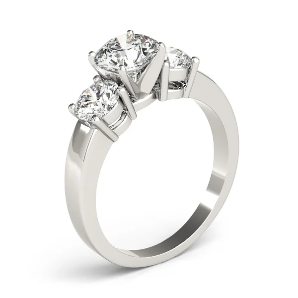 3-Stone Round Engagement Ring - Image 8