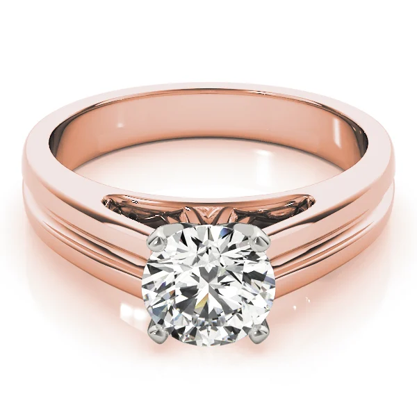 Cathedral Solitaire Engagement Ring - Image 11