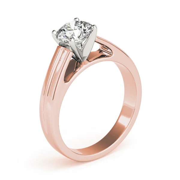 Cathedral Solitaire Engagement Ring - Image 12