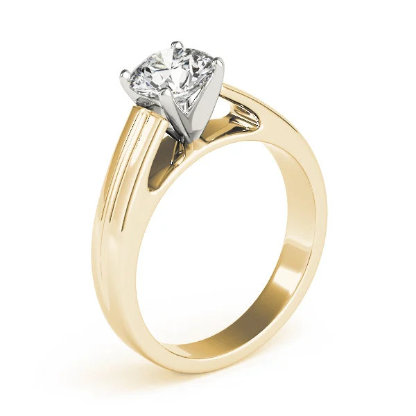 Cathedral Solitaire Engagement Ring - Image 8