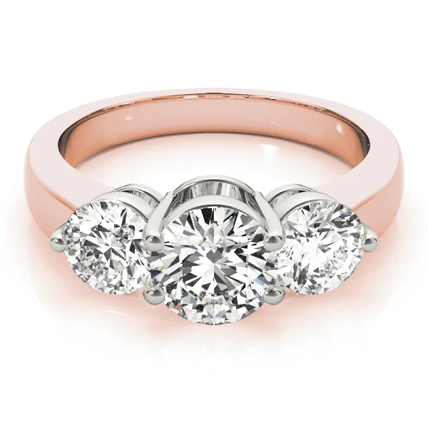 3-Stone Round Engagement Ring - Image 11