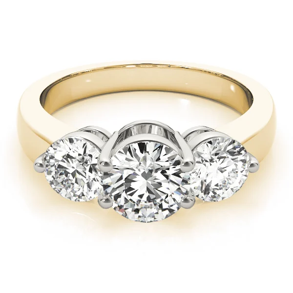 3-Stone Round Engagement Ring - Image 7