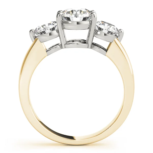 3-Stone Round Engagement Ring - Image 6