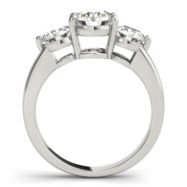 3-Stone Round Engagement Ring - Image 2