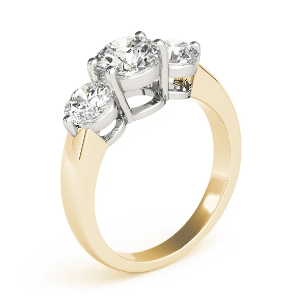3-Stone Round Engagement Ring - Image 8