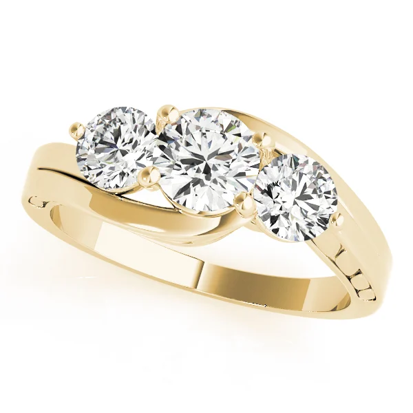 ENGAGEMENT RINGS 3 STONE ROUND - Image 5