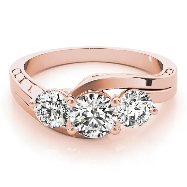 ENGAGEMENT RINGS 3 STONE ROUND - Image 11