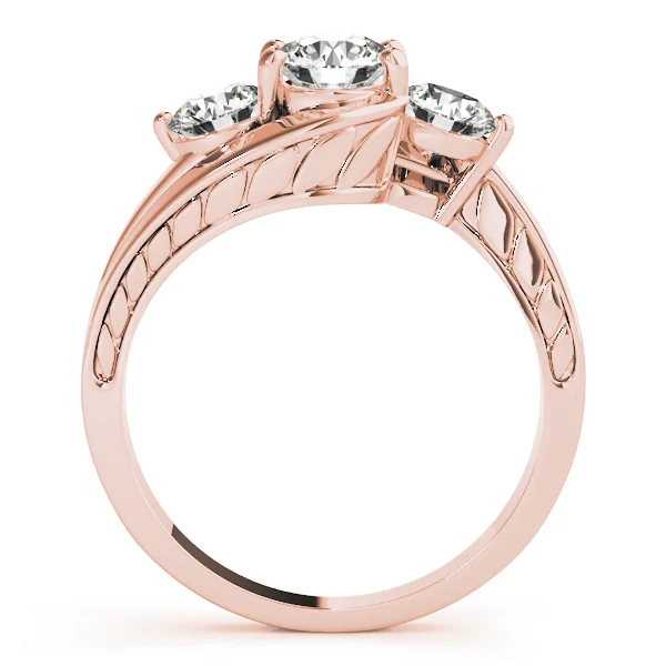 ENGAGEMENT RINGS 3 STONE ROUND - Image 10