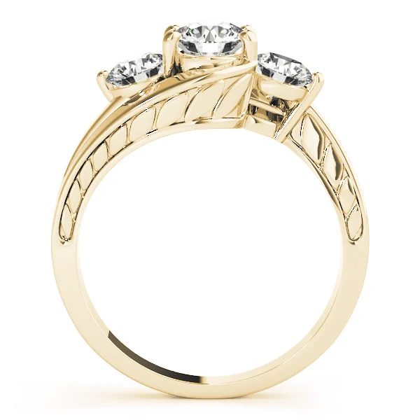 ENGAGEMENT RINGS 3 STONE ROUND - Image 6