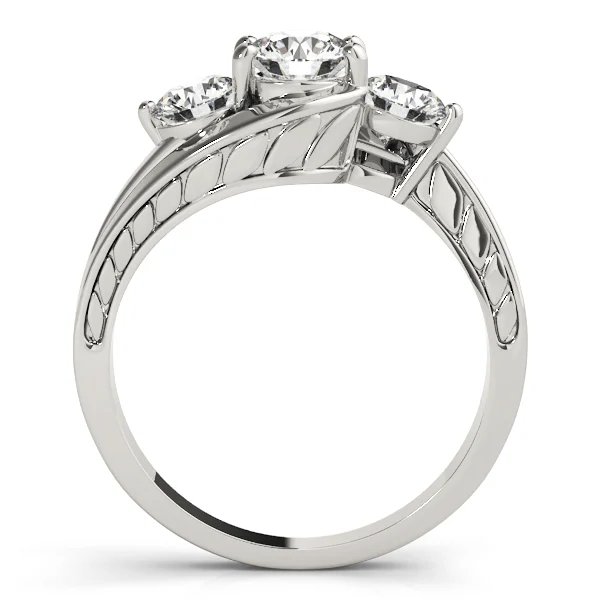 ENGAGEMENT RINGS 3 STONE ROUND - Image 2