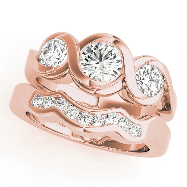 3-Stone Bypass Engagement Ring - Image 11
