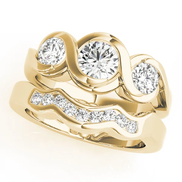 3-Stone Bypass Engagement Ring - Image 7