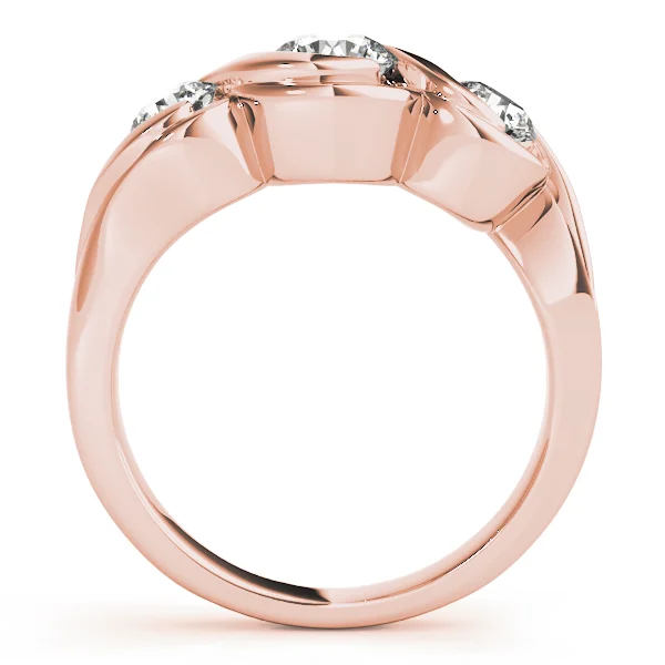 3-Stone Bypass Engagement Ring - Image 10