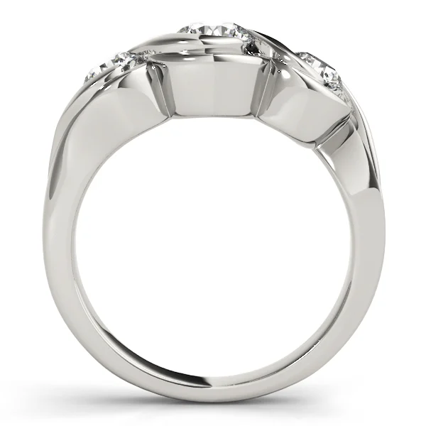 3-Stone Bypass Engagement Ring - Image 2