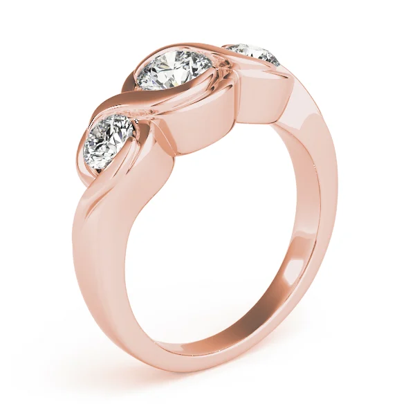 3-Stone Bypass Engagement Ring - Image 12