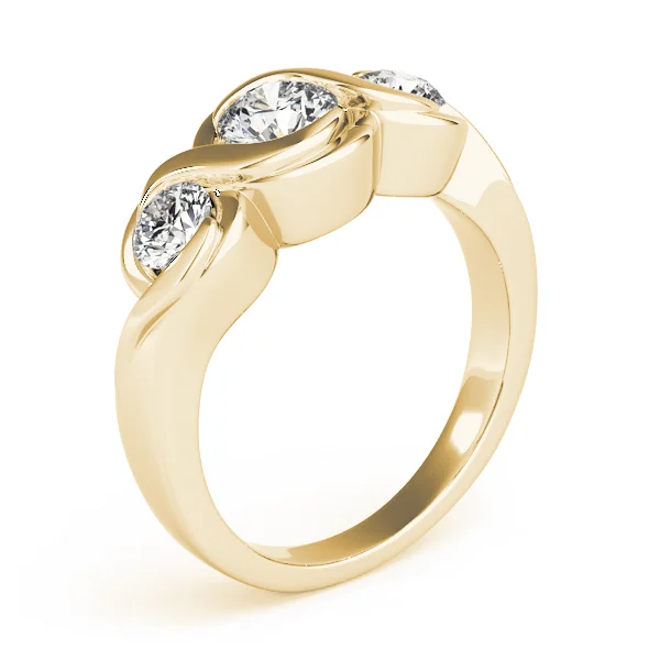 3-Stone Bypass Engagement Ring - Image 8