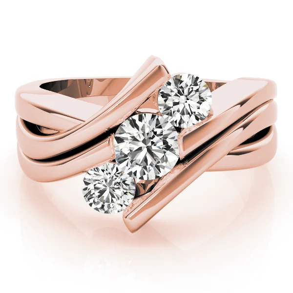 ENGAGEMENT RINGS 3 STONE ROUND - Image 11