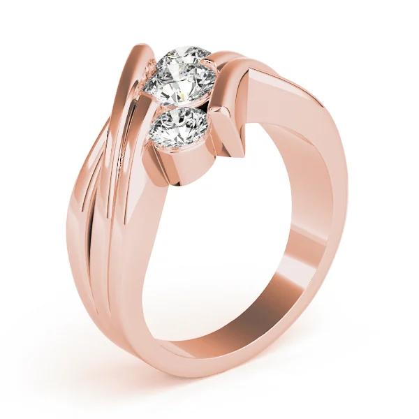 ENGAGEMENT RINGS 3 STONE ROUND - Image 12