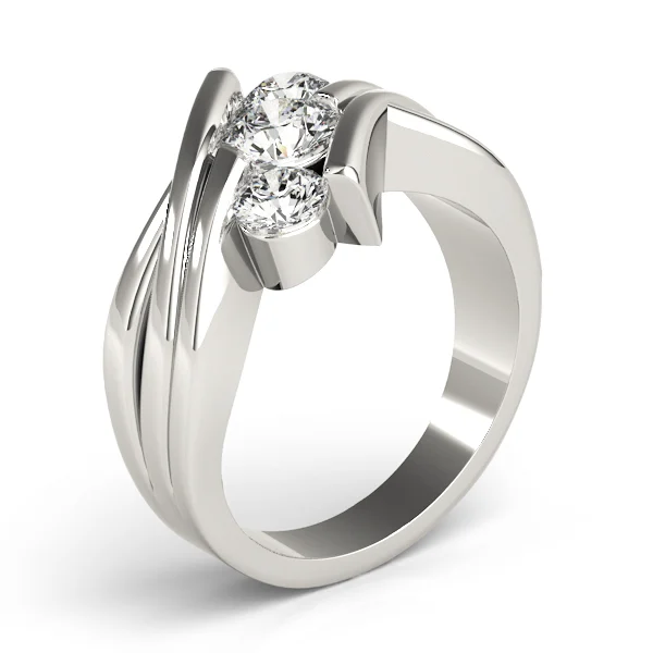 ENGAGEMENT RINGS 3 STONE ROUND - Image 4