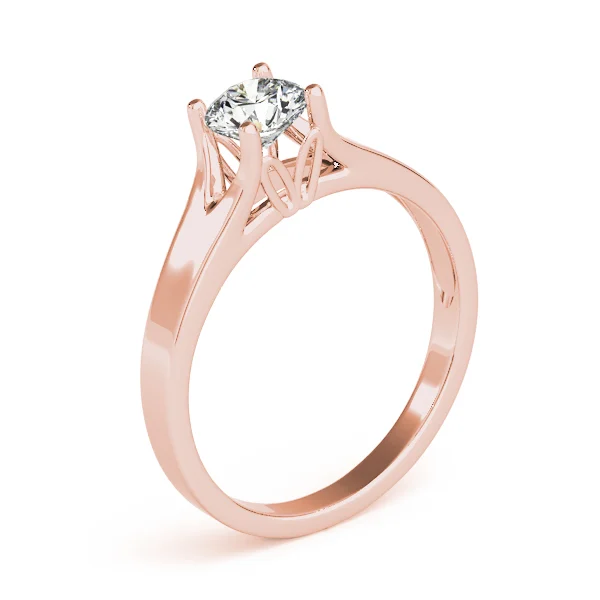 Solitaire Round Engagement Rings - Image 12