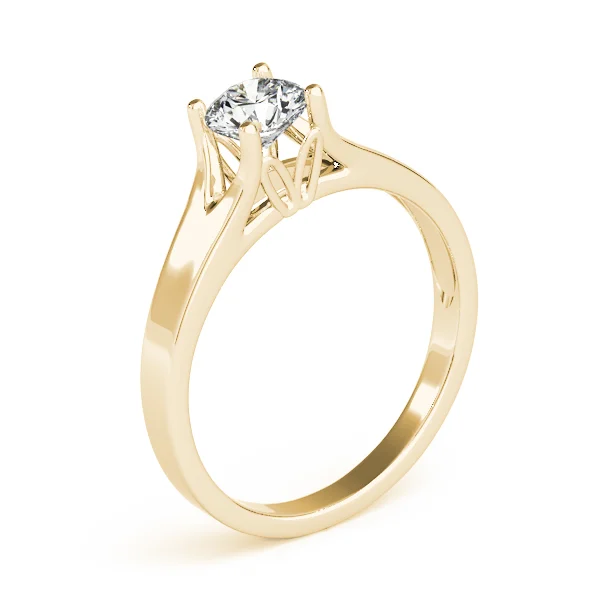 Solitaire Round Engagement Rings - Image 8