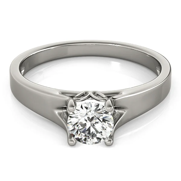 Solitaire Round Engagement Rings - Image 3