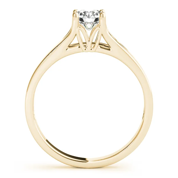 Solitaire Round Engagement Rings - Image 6