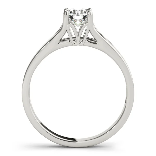 Solitaire Round Engagement Rings - Image 2