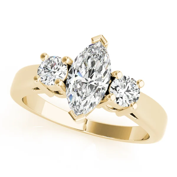 3-Stone Marquise Engagement Ring - Image 5