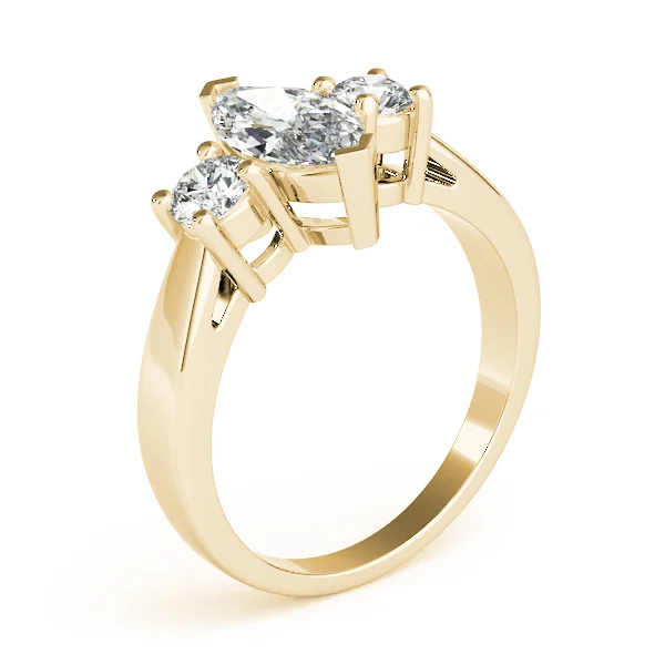 3-Stone Marquise Engagement Ring - Image 8