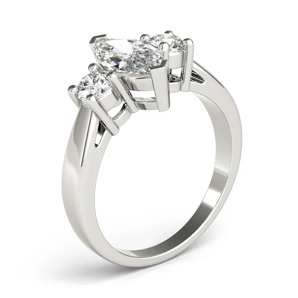 3-Stone Marquise Engagement Ring - Image 4