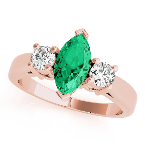3-Stone Marquise Engagement Ring - Image 21