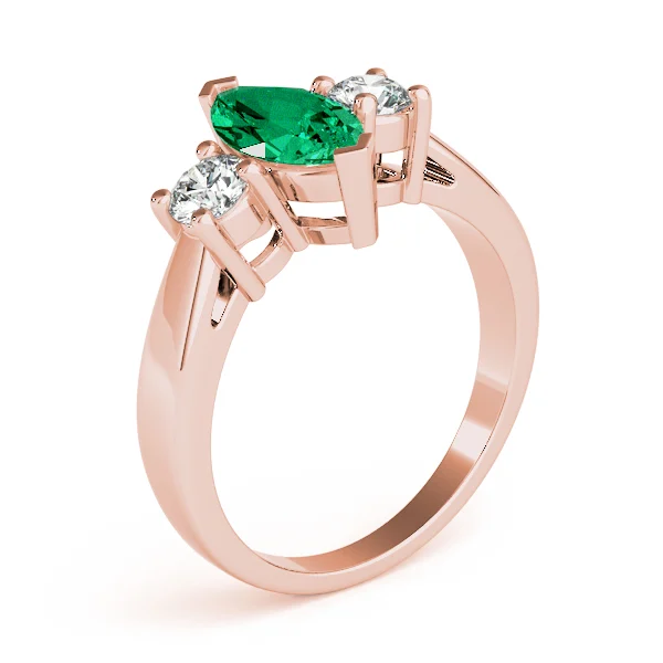 3-Stone Marquise Engagement Ring - Image 24