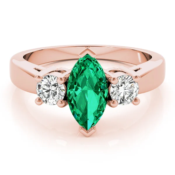 3-Stone Marquise Engagement Ring - Image 23
