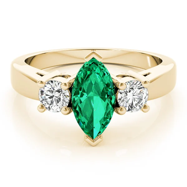 3-Stone Marquise Engagement Ring - Image 19