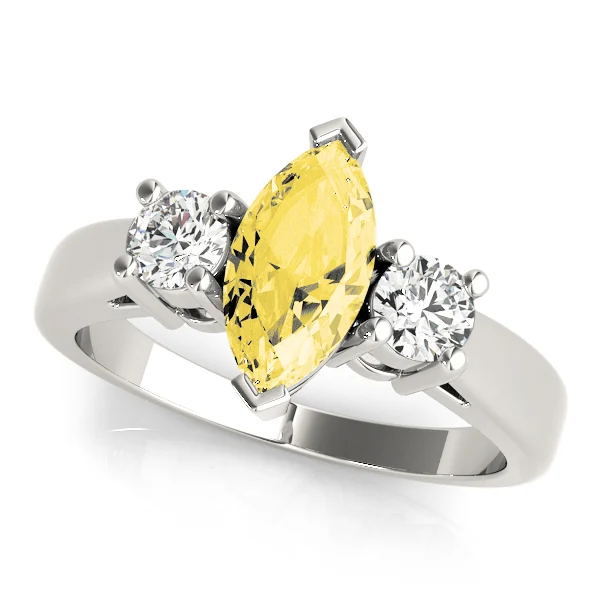 3-Stone Marquise Engagement Ring - Image 13