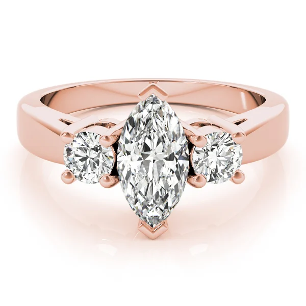3-Stone Marquise Engagement Ring - Image 11