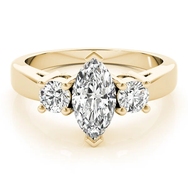 3-Stone Marquise Engagement Ring - Image 7