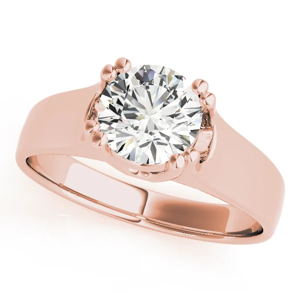 Solitaire Double Prong Engagement Ring - Image 9